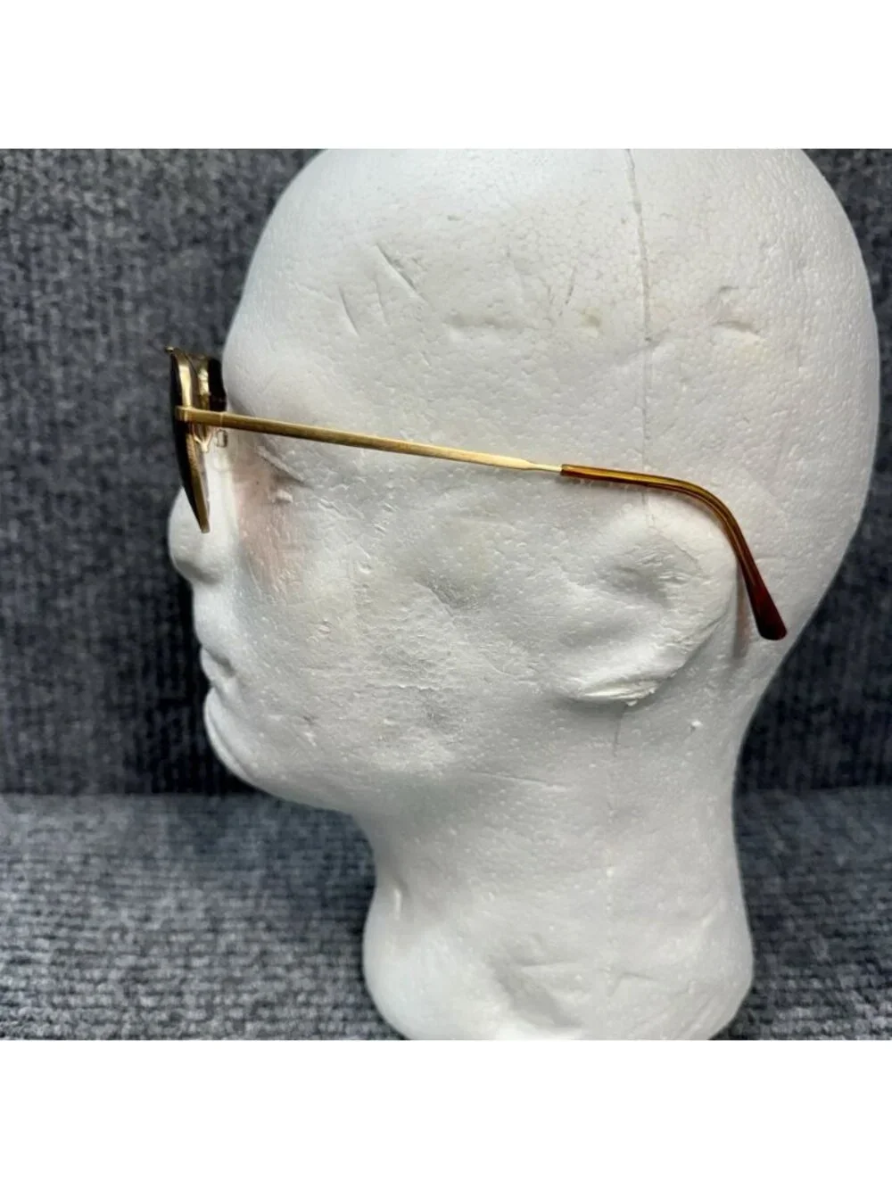 Randolph Eng. RE FGN Gold Aviator Sunglasses FRAMES ONLY 52-20-145 USA Italy VTG